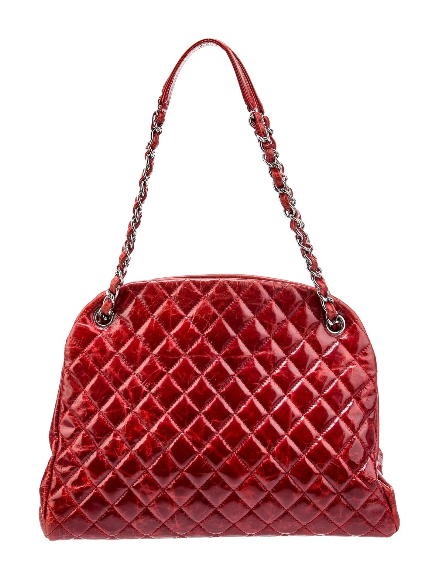CHANEL CC LARGE QUILTED JUST MADEMOISELLE BOWLING BAG