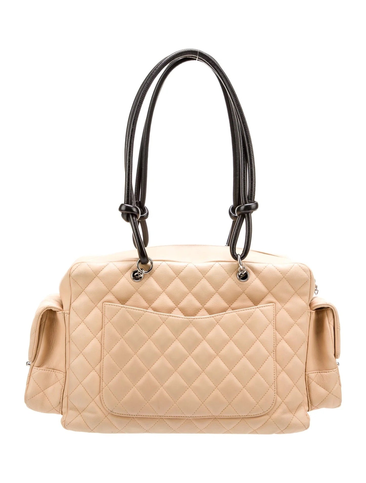 CHANEL QUILTED CALFSKIN LIGNE CAMBON MULTIPOCKET REPORTER BAG