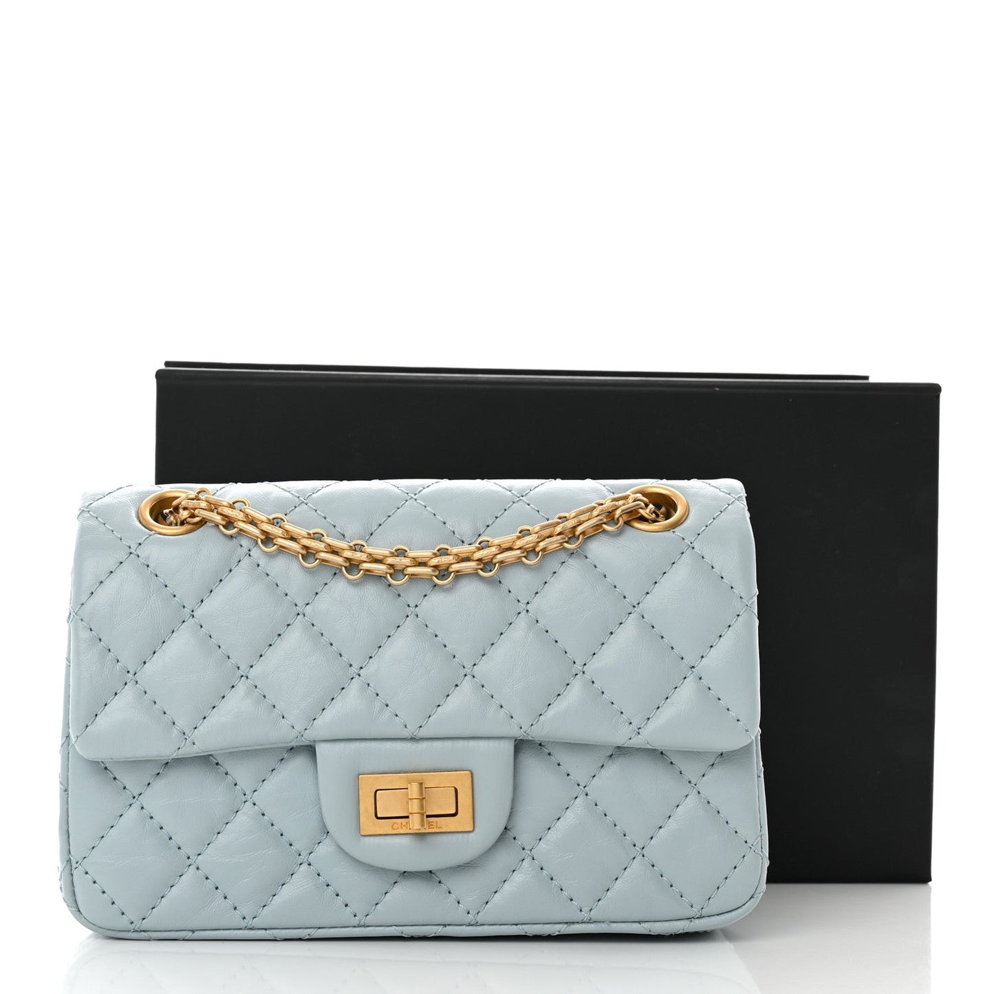 CHANEL QUILTED CALFSKIN REISSUE 2.55 MINI FLAP BAG