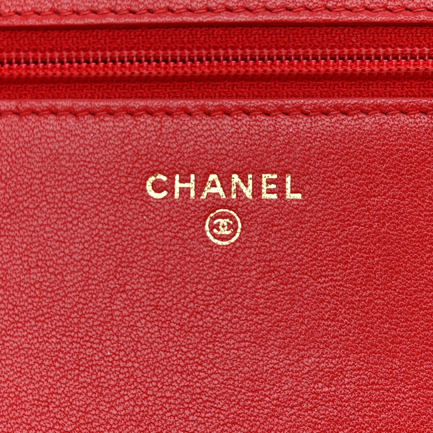 CHANEL SHEEPSKIN QUILTED MADEMOISELLE WALLET ON A CHAIN