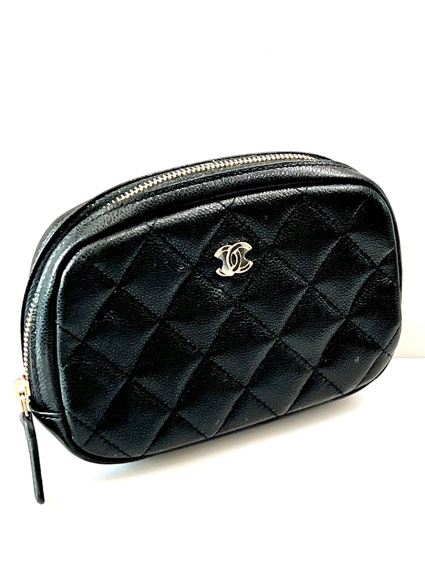 CHANEL TIMELESS CLASSIC LINE CAVIAR QUILTED POUCH