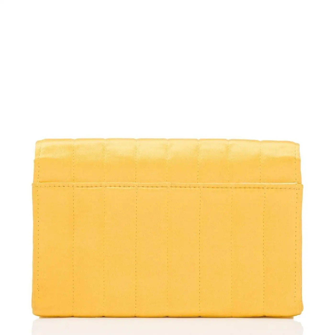 CHANEL VINTAGE VERTICAL QUILTED SATIN MINI FLAP BAG