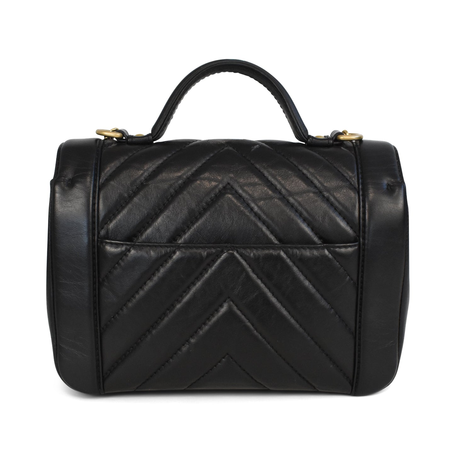 Chanel 'Chevron Top Handle' Flap Bag