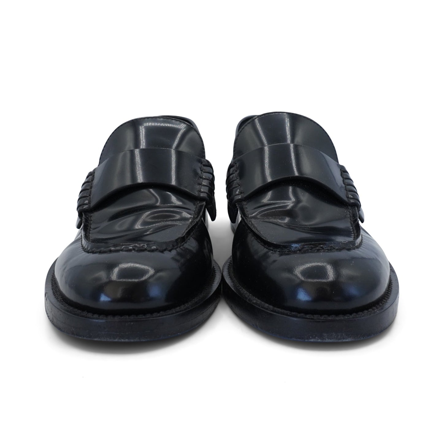 Chanel Logo Heel Loafers - Women's 37