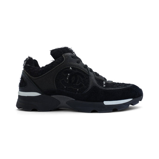 Chanel Tweed Sneakers - Women's 37