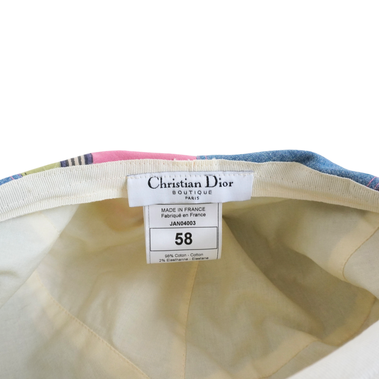 Christian Dior Galliano Era Newsboy Cap