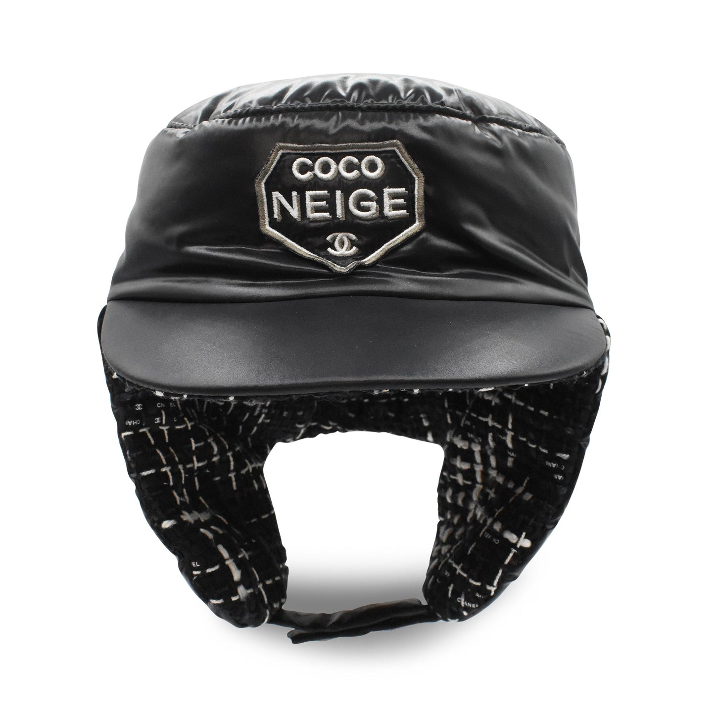 Chanel 'Coco Neige' Trapper Hat - M