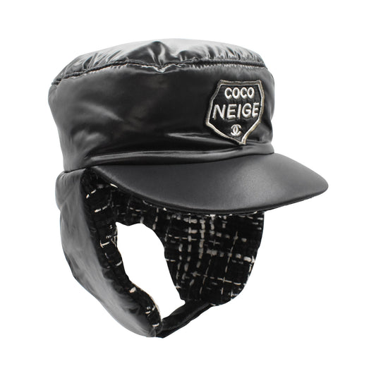 Chanel 'Coco Neige' Trapper Hat - M