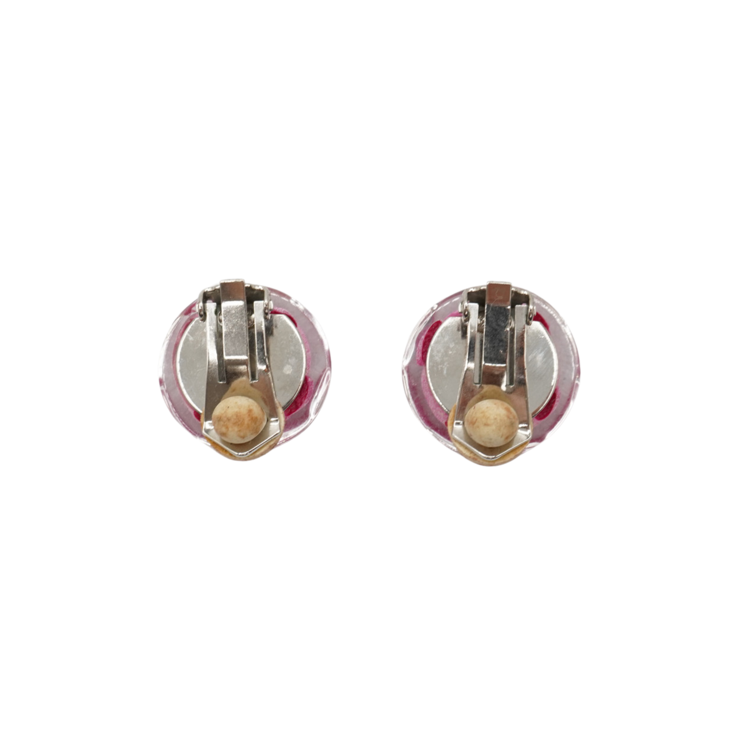 Chanel 'Camellia' Clip On Earrings