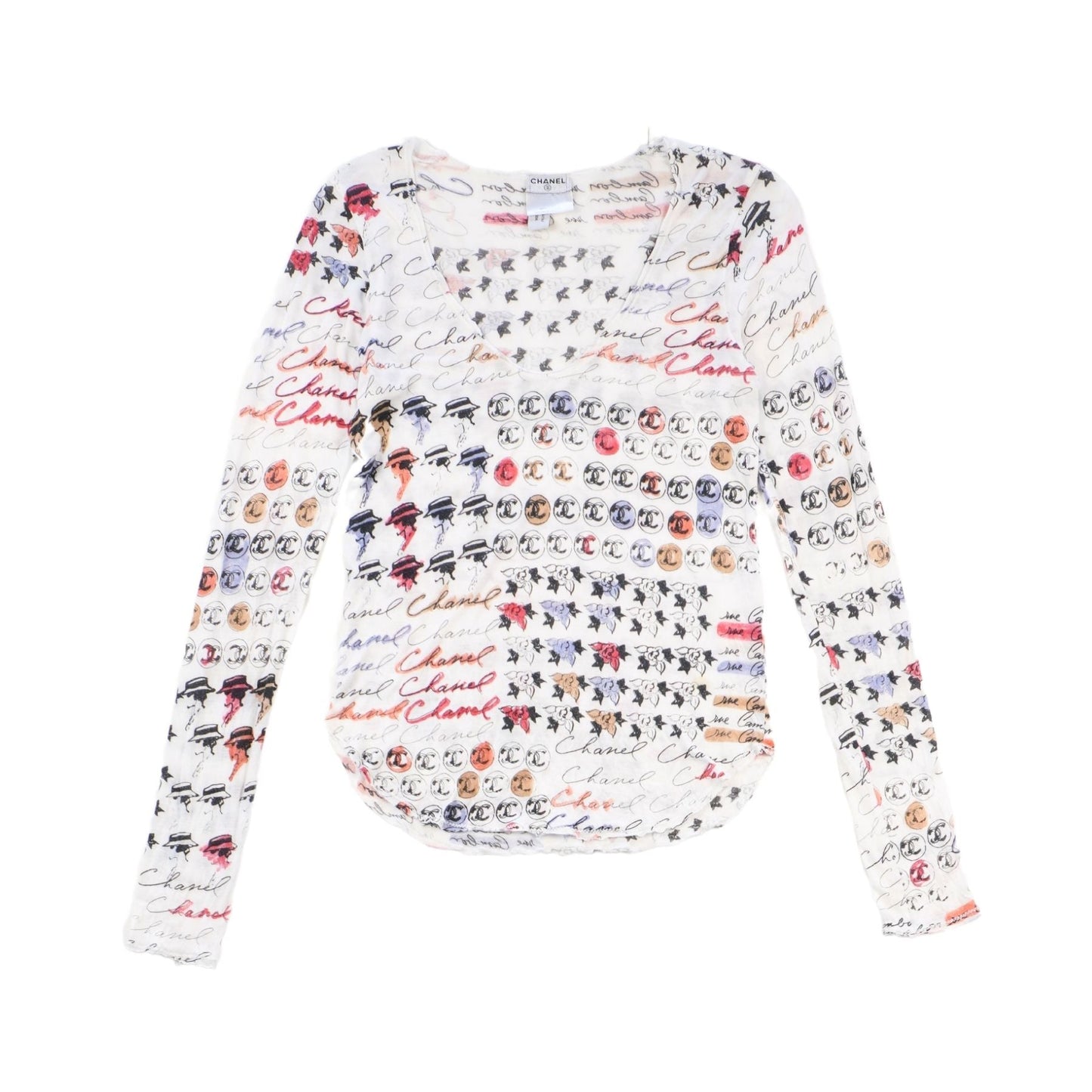Chanel Logo Top - Women's 36