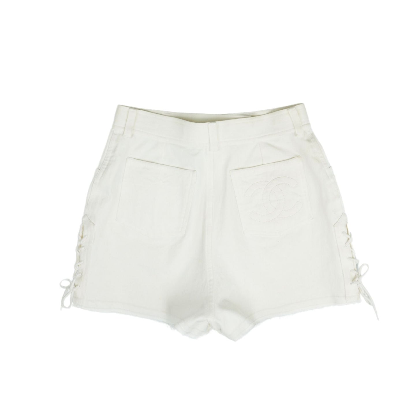 Chanel Denim Shorts - Women's 38