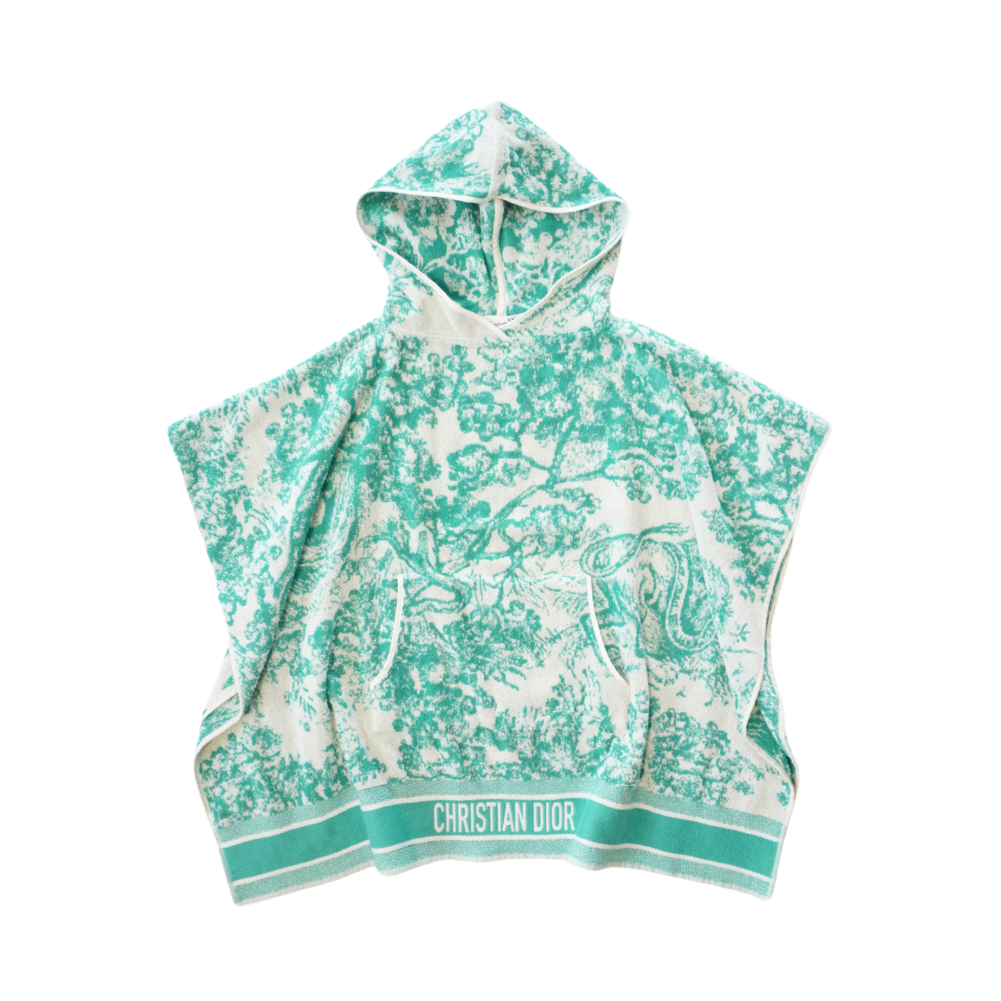 Christian Dior 'Dioriviera Toile de Jouy Sauvage' Poncho - O/S