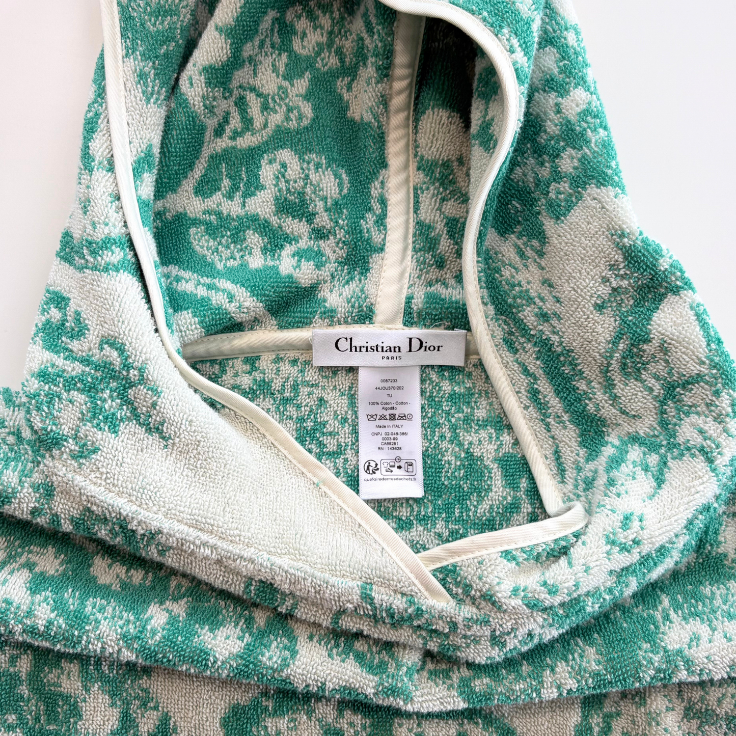 Christian Dior 'Dioriviera Toile de Jouy Sauvage' Poncho - O/S