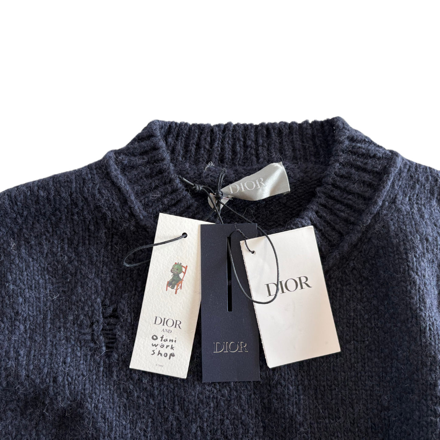 Dior Homme x Otoni Workshop Distressed Sweater - Men's M