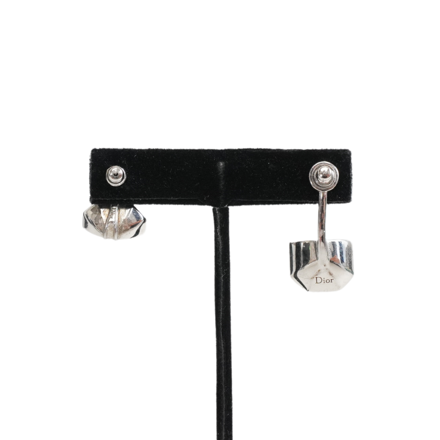 Christian Dior Asymmetrical Drop Earrings