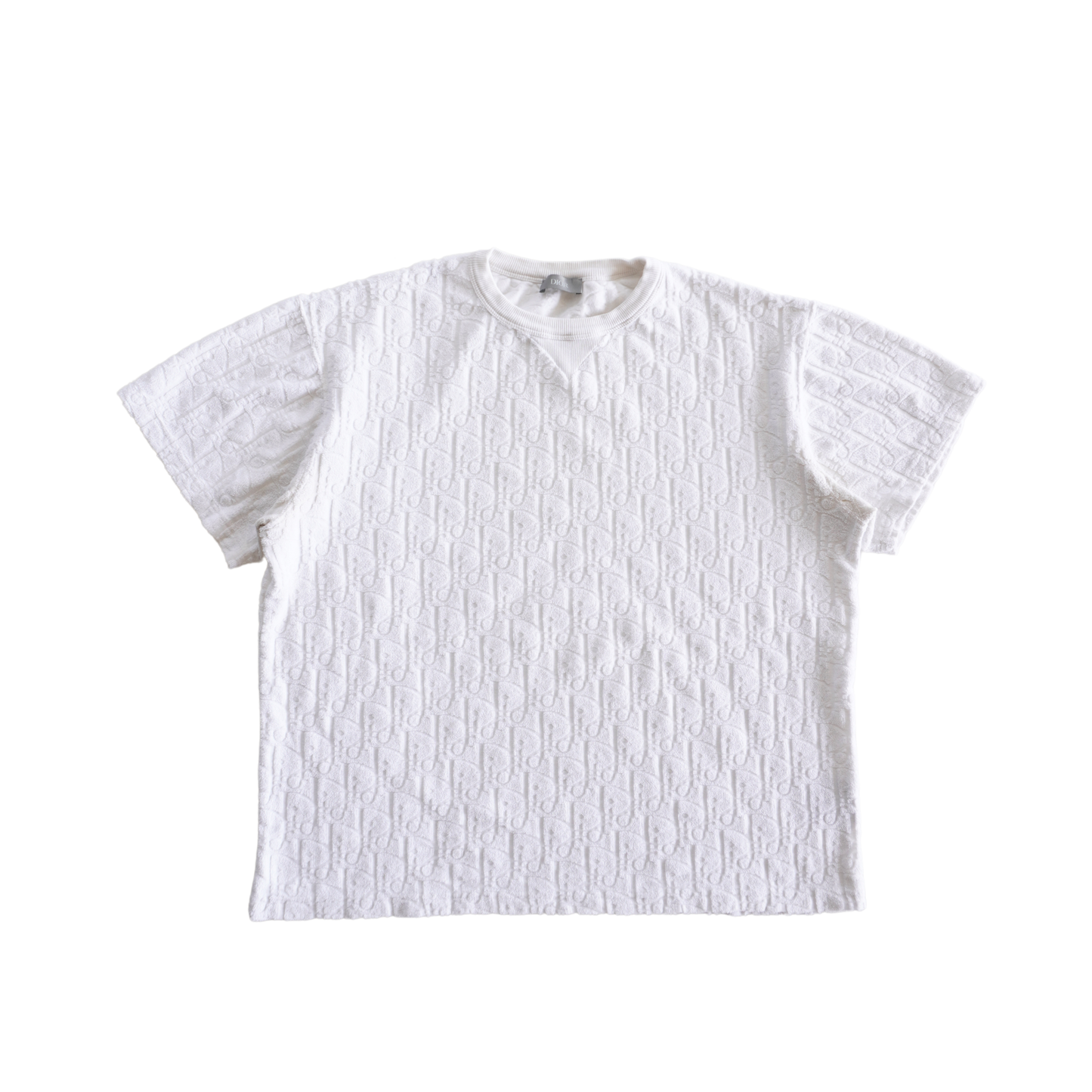 Christian Dior Oblique Terrycloth T-Shirt - Men's M