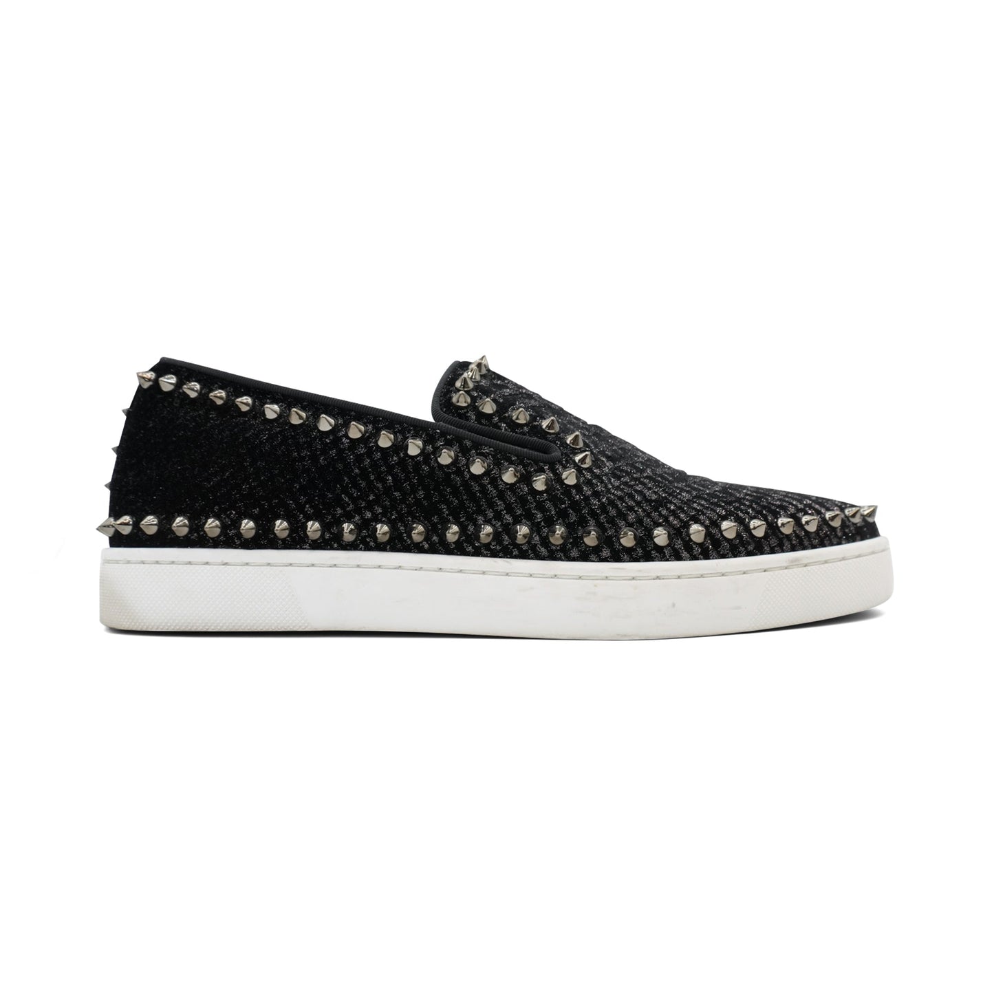 Christian Louboutin Spike Slip-On Sneakers - Men's 41