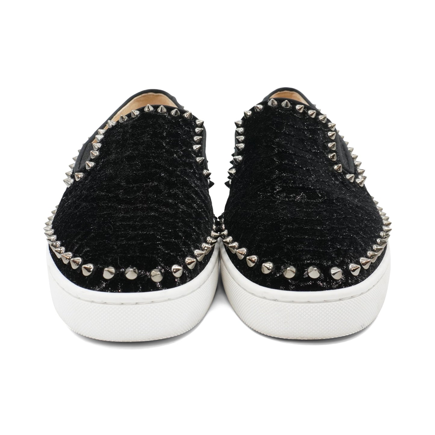 Christian Louboutin Spike Slip-On Sneakers - Men's 41