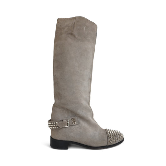 Christian Louboutin 'Egoutina' Studded Boots - Women's 39