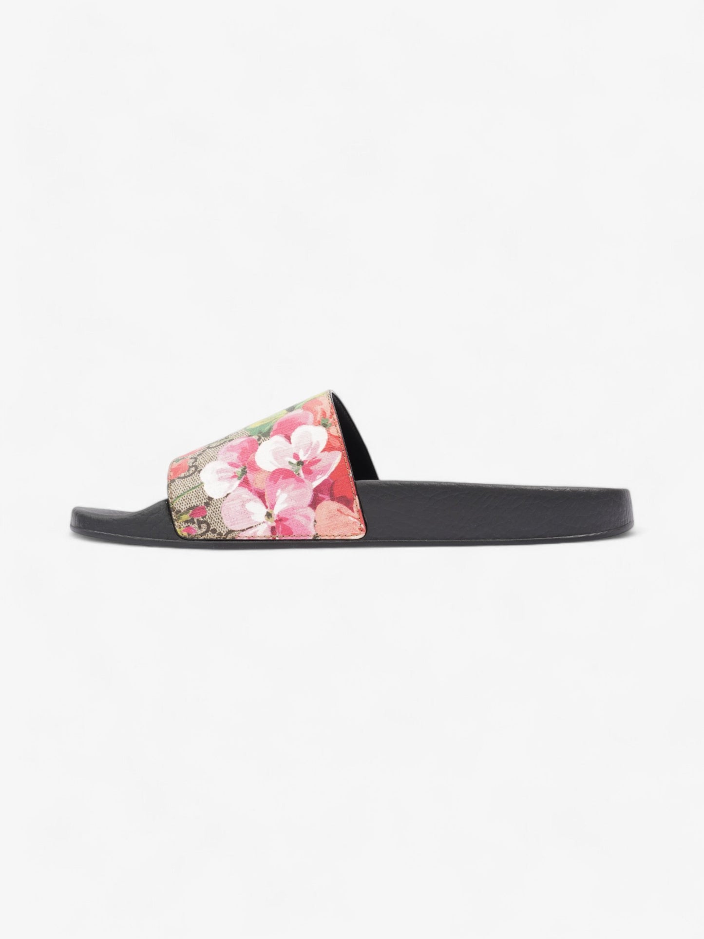 Gucci GG Bloom Slide Floral Coated Canvas EU 41 UK 8