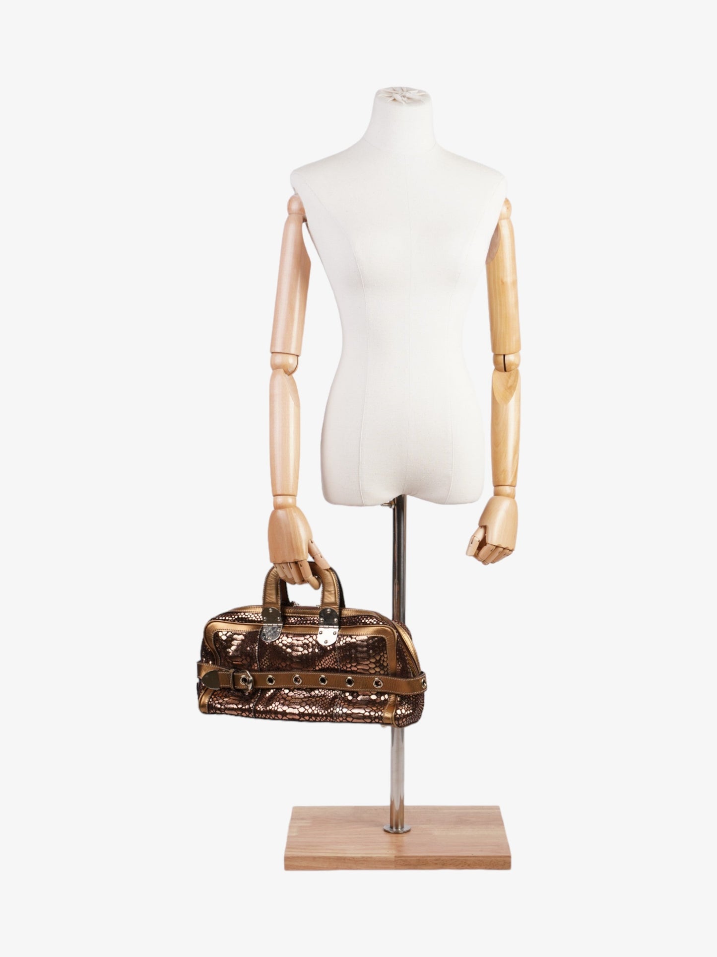 Gucci Romy Bronze / Gold Leather