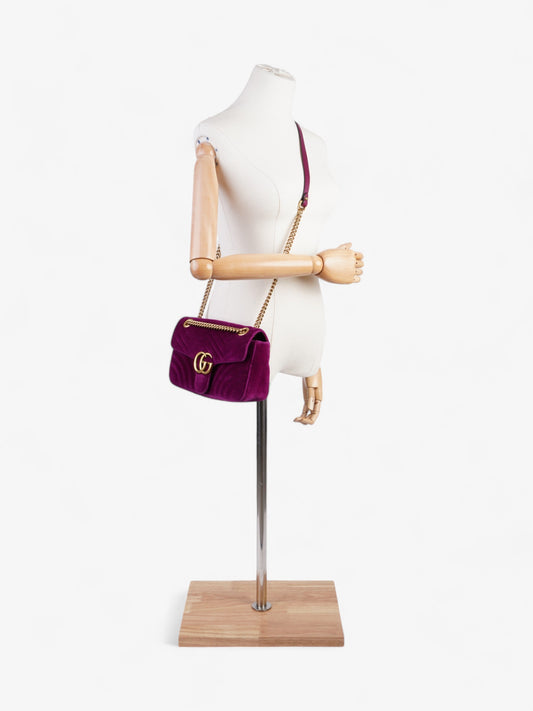 Gucci GG Marmont Purple Velvet Small