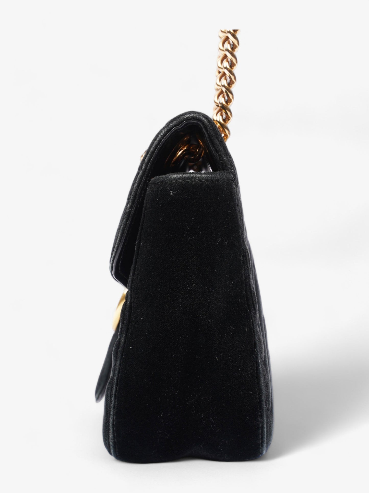 Gucci GG Marmont Black Velvet Small