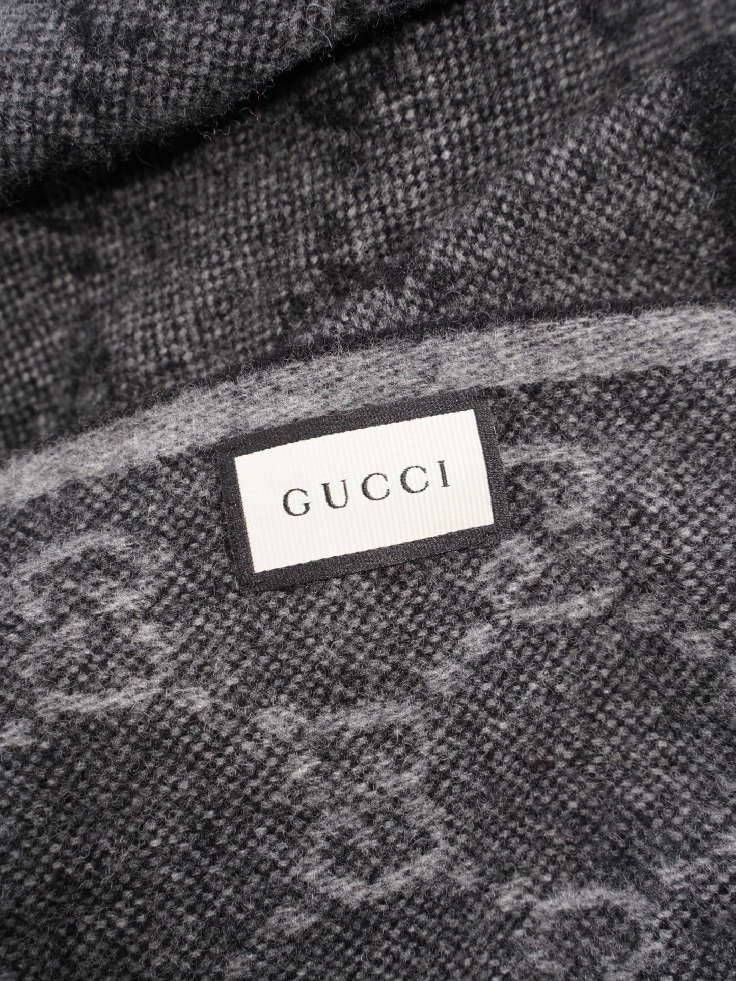 Gucci GG Web Scarf GG Supreme / Red / Green Wool