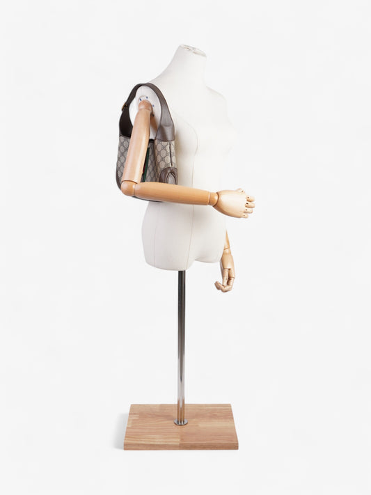 Gucci x Balenciaga Hacker Project Jackie 1961 Beige / Brown Coated Canvas