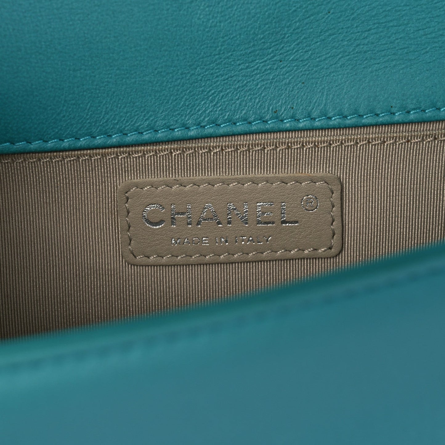 CHANEL CALFSKIN QUILTED MEDIUM BOY FLAP BAG