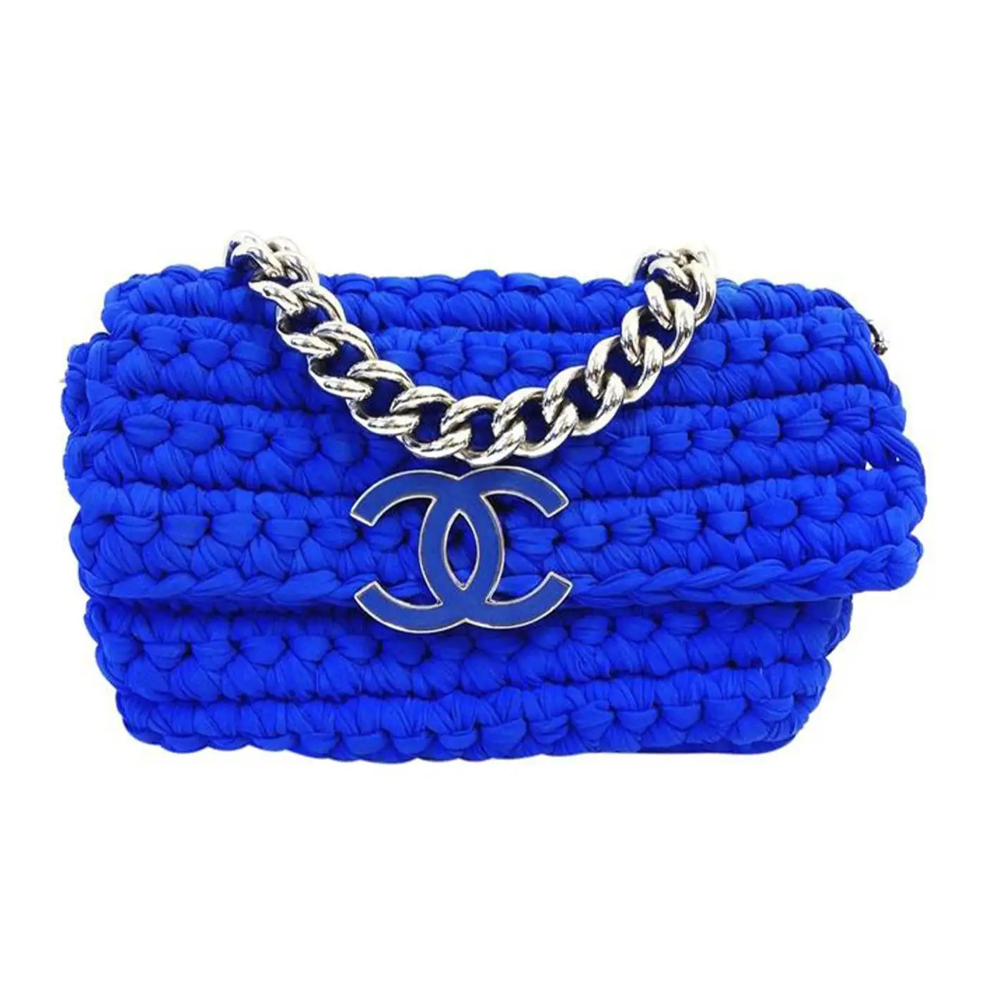 CHANEL CLASSIC FLAP CROCHET COLLECTORS SHOULDER BAG