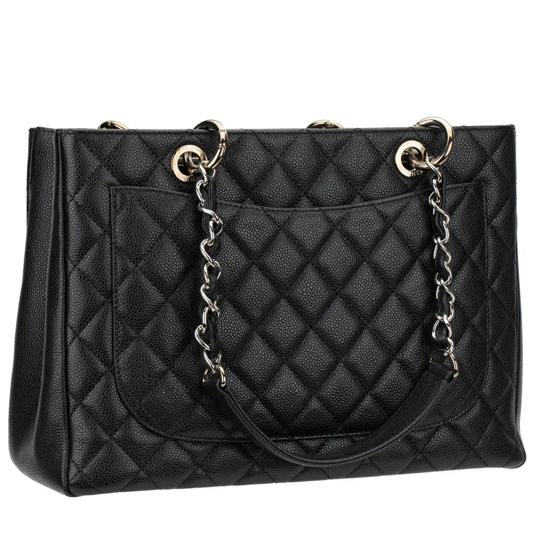 CHANEL CAVIAR QUILTED LEATHER GST TOTE BAG