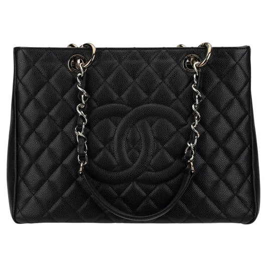 CHANEL CAVIAR QUILTED LEATHER GST TOTE BAG