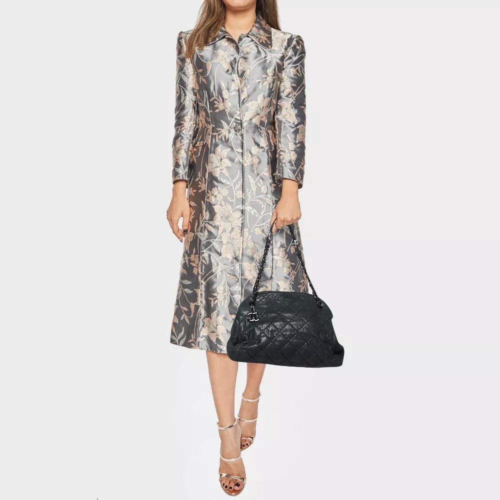 CHANEL IRIDESCENT CALFSKIN LEATHER LARGE JUST MADEMOISELLE BAG