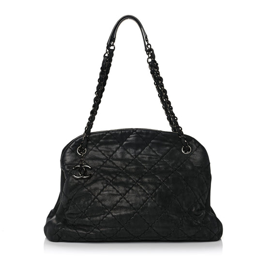 CHANEL IRIDESCENT CALFSKIN LEATHER LARGE JUST MADEMOISELLE BAG