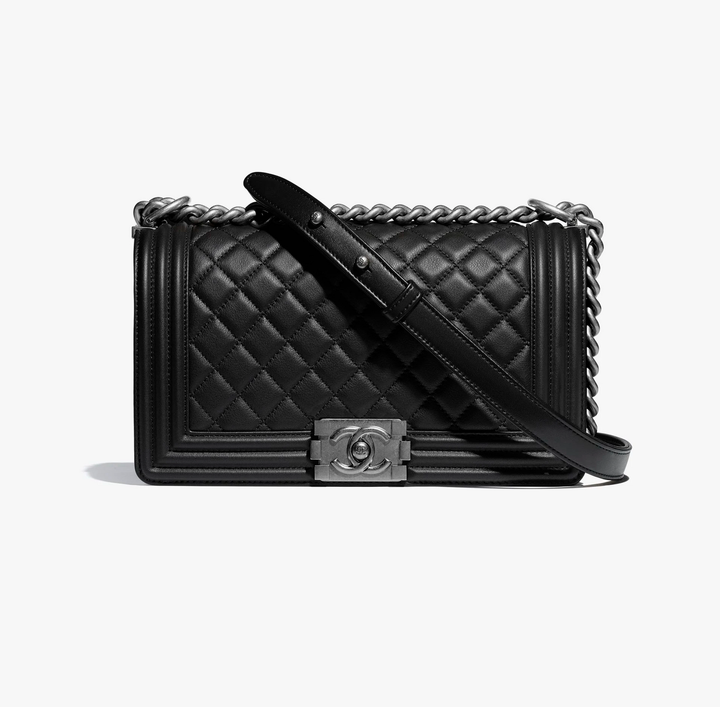 CHANEL MEDIUM CAVIAR QUILTED BOY BAG