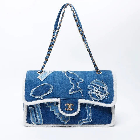 CHANEL PARIS-EGYPT HEIROGLYPH JUMBO FLAP BAG