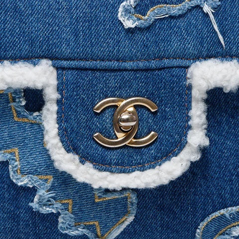 CHANEL PARIS-EGYPT HEIROGLYPH JUMBO FLAP BAG