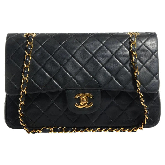 CHANEL VINTAGE LAMBSKIN CLASSIC FLAP MEDIUM BAG