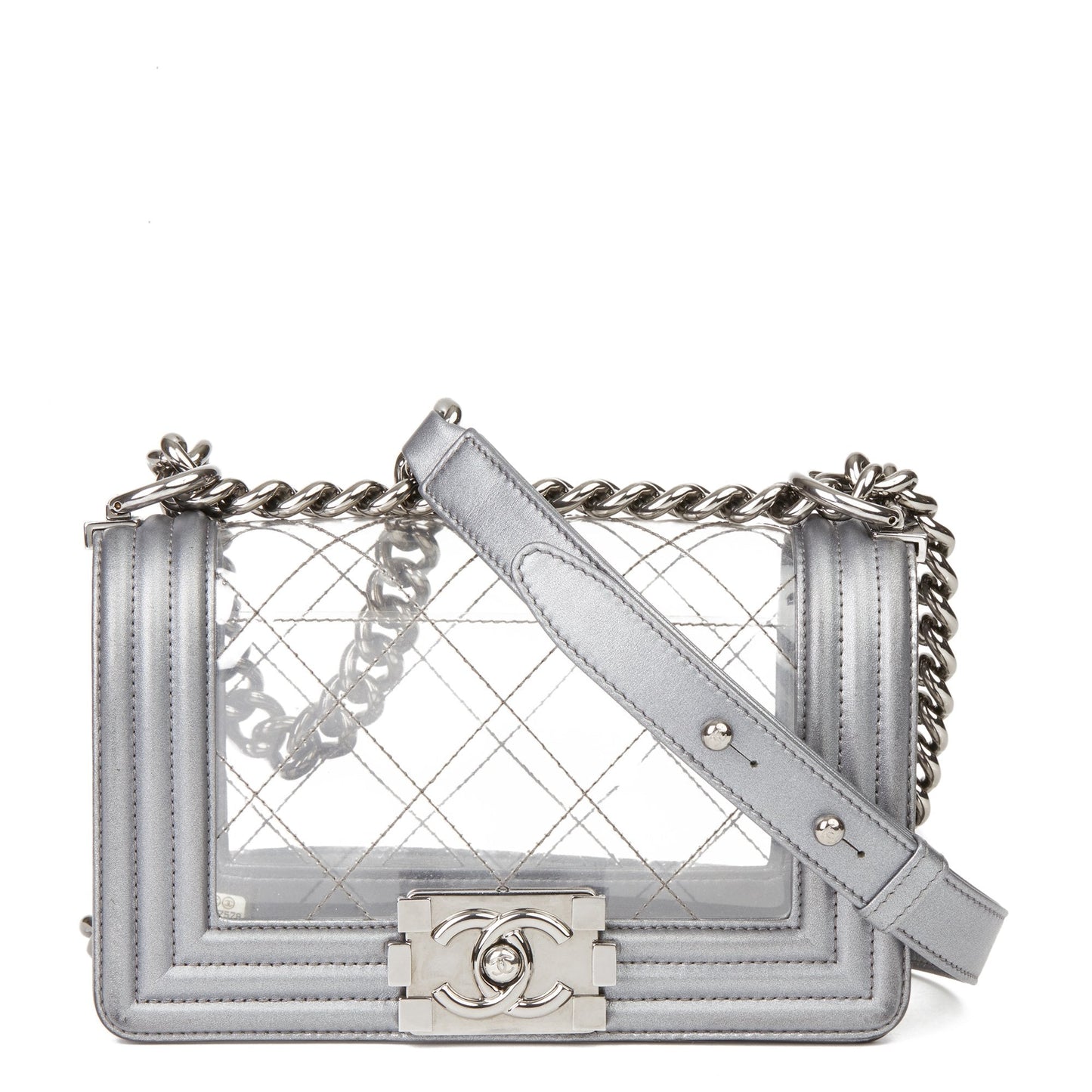 CHANEL SMALL TRANSPARENT BOY BAG