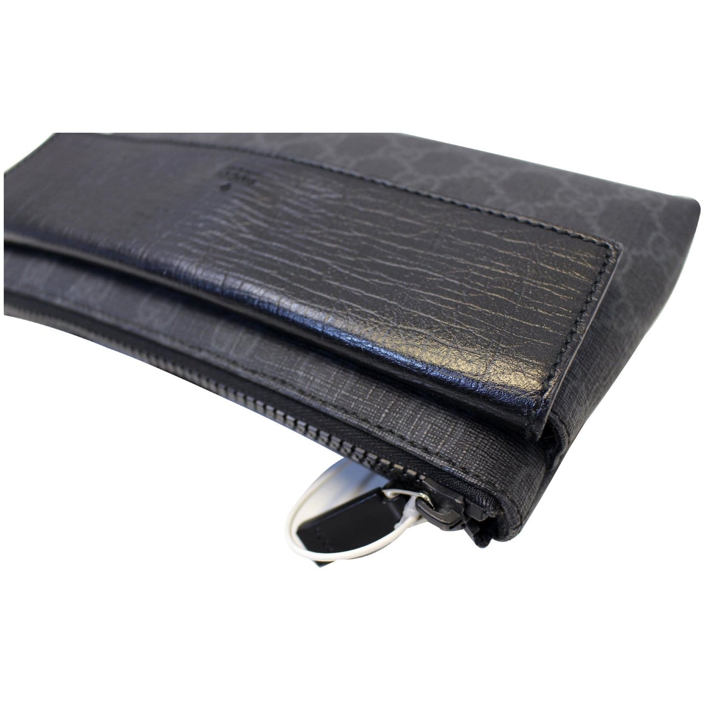 GUCCI GG Supreme Monogram Waist Bum Bag Black 161833