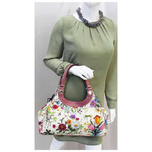 GUCCI Flora Charmy Hobo Bag