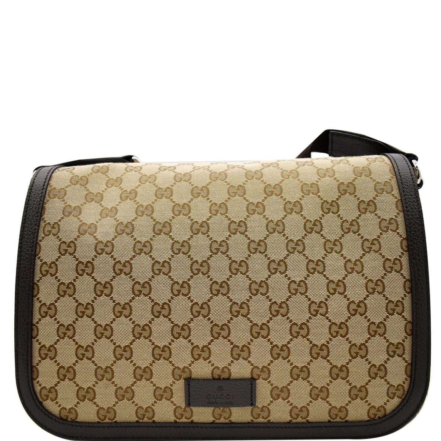 GUCCI GG Canvas Messenger Bag Dark Brown 449171 - 20% OFF