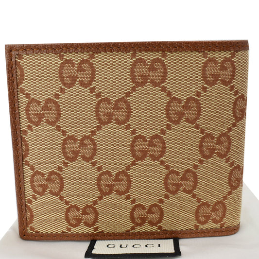 GUCCI GG LA Angels Patch Bi-fold Wallet Beige 547787