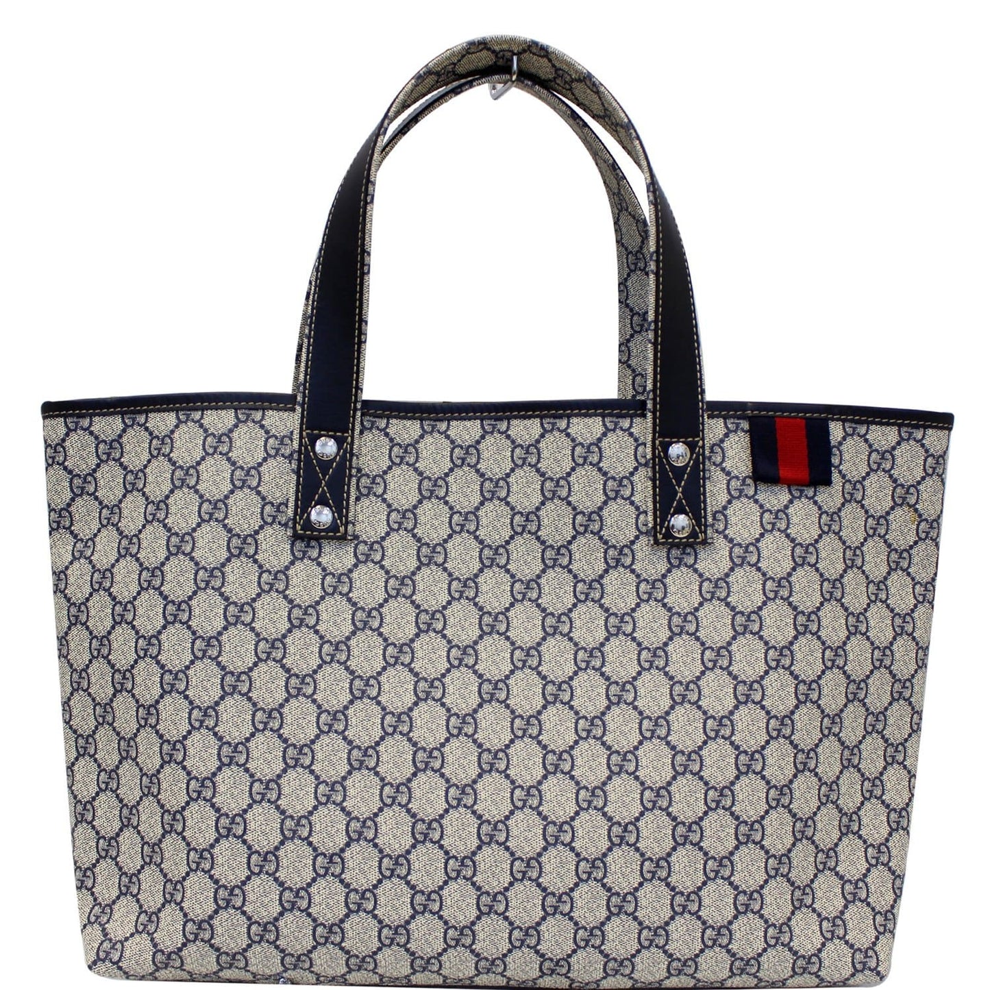GUCCI GG Supreme Tote Bag 211134 Blue