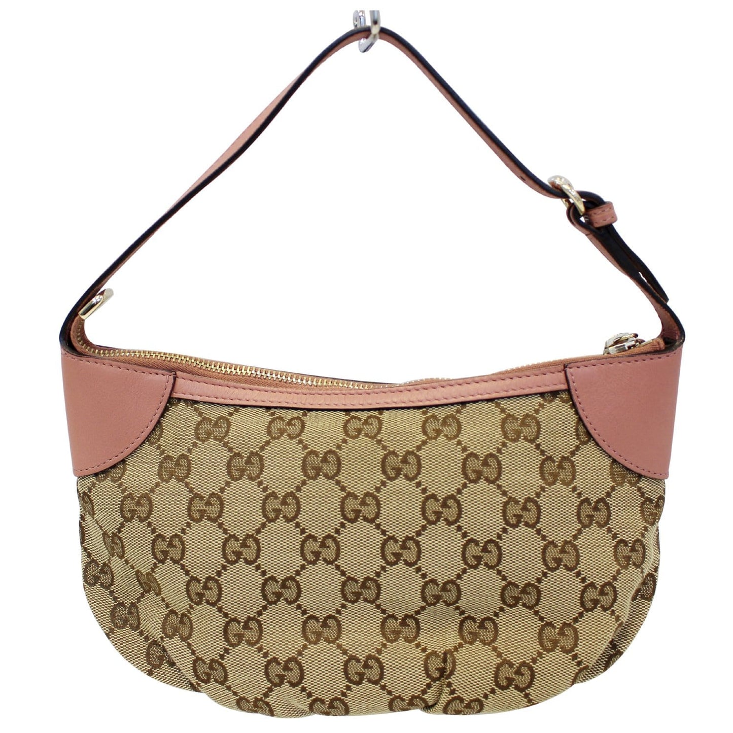 GUCCI GG Canvas Beige/Pink Accessories Pochette Bag