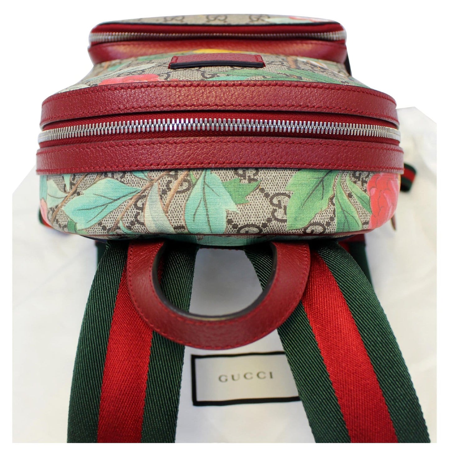 GUCCI GG Supreme Monogram Tian Animal Print Backpack 427042