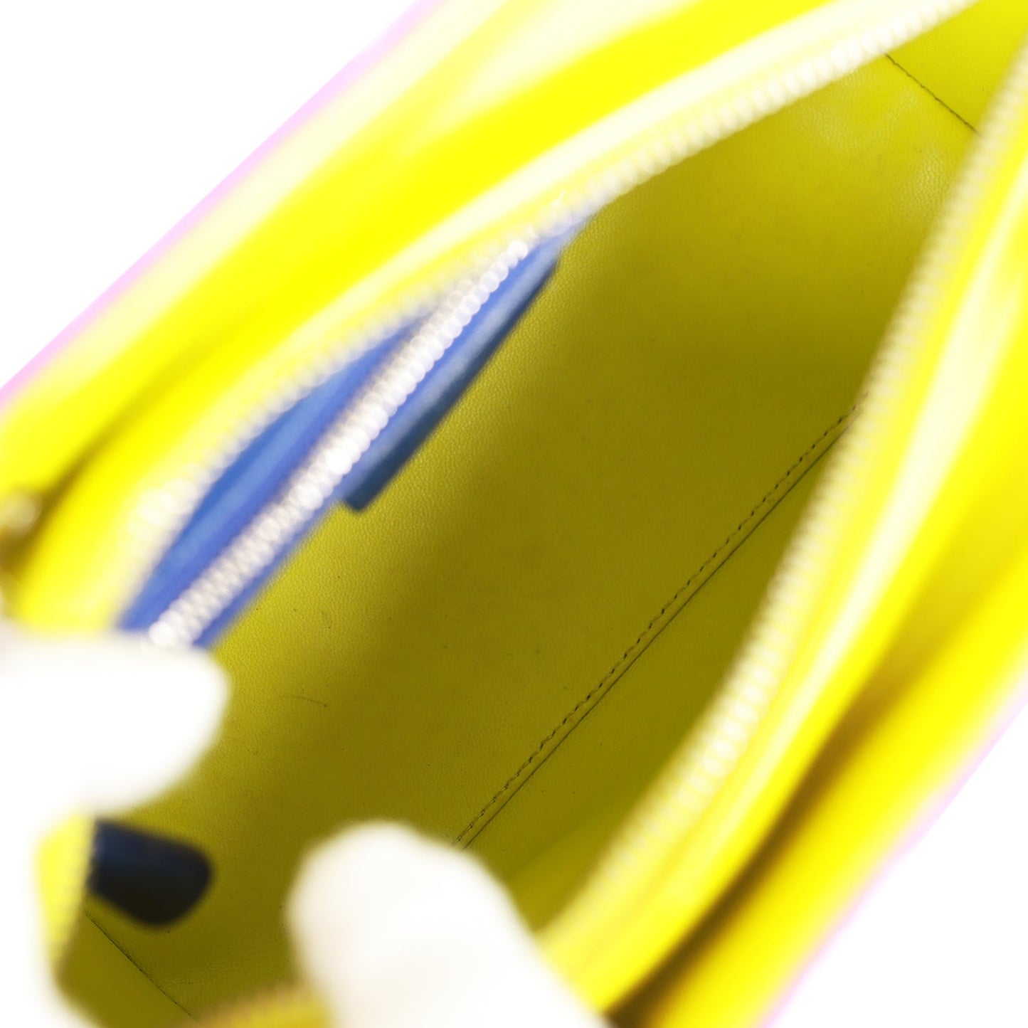 Christian Dior Medium Lady Dior Tricolor Cannage Lambskin Silver Hardware