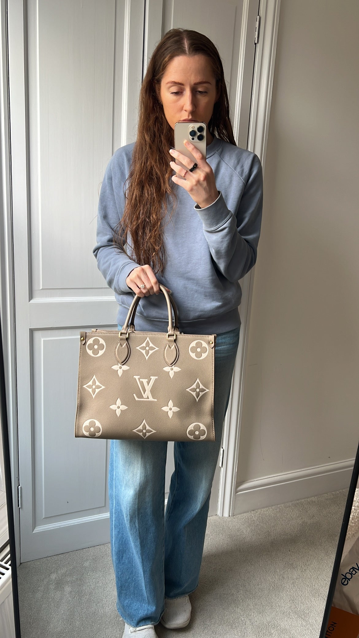 Louis Vuitton On the Go MM Bicolour Empreinte (RRP £2,610)