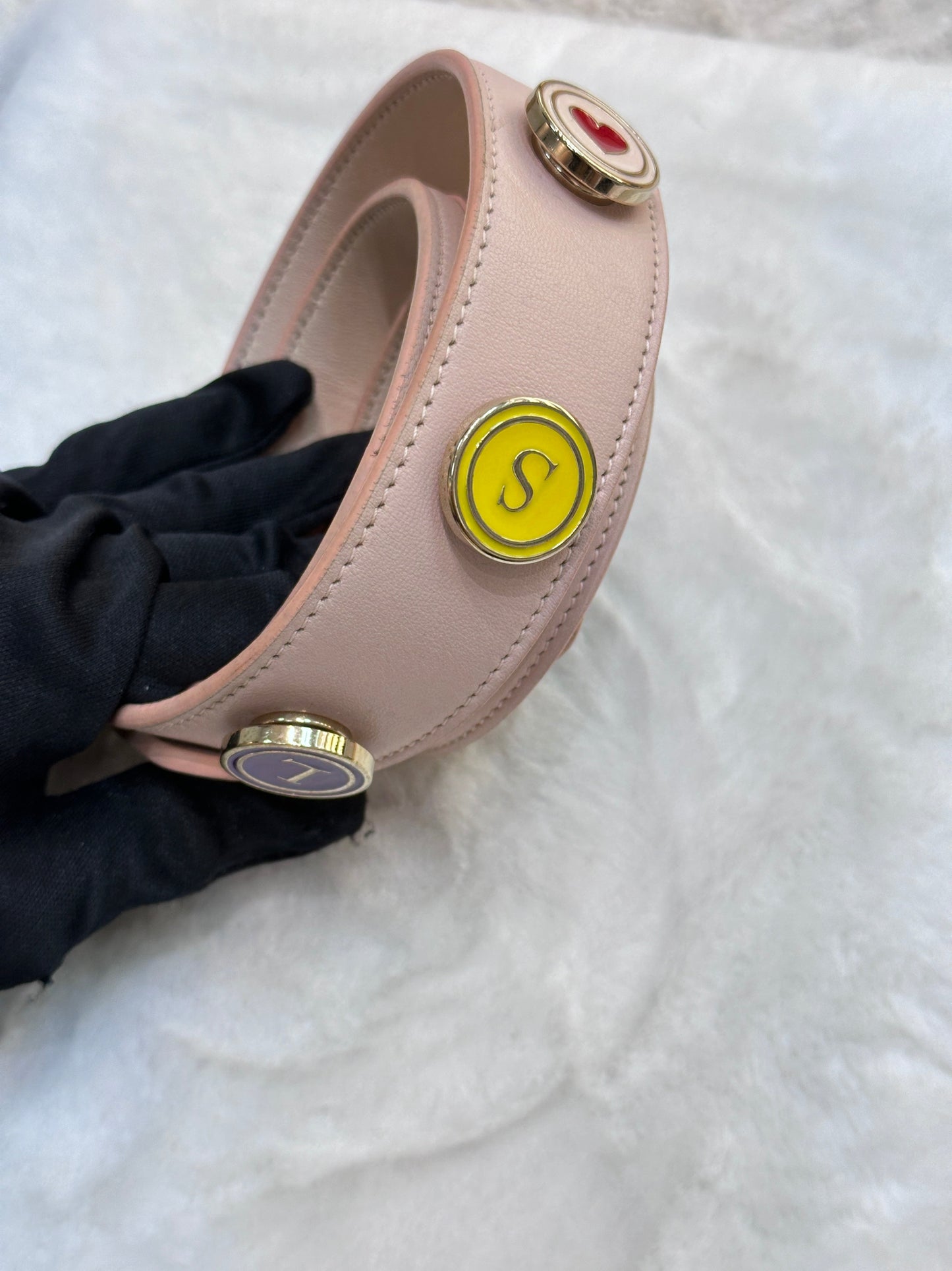 Small Lady Dior My ABC Dior Cannage Lambskin Pink